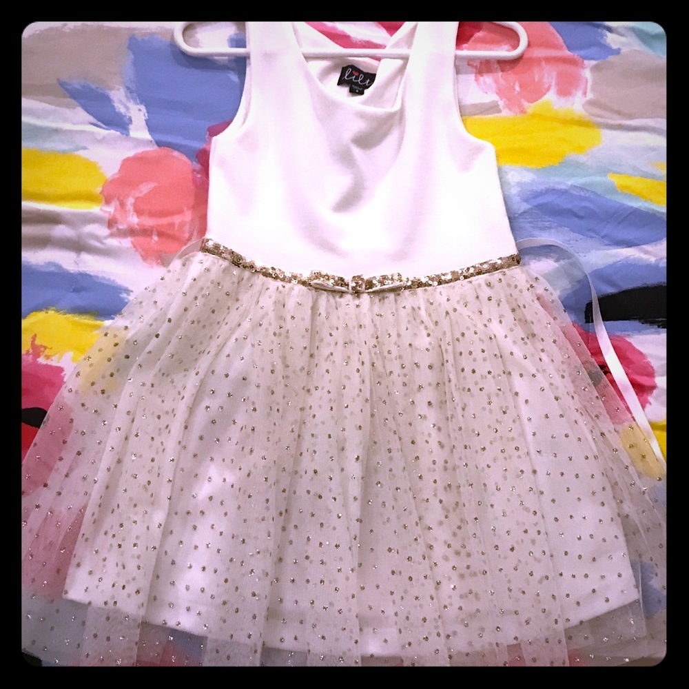 White formal dress size 4